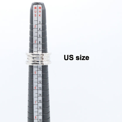B-zero1 ビーゼロワン リング 3バンド リング 指輪 K18WG ホワイトゴールド ブルガリ アクセサリー BVLGARI