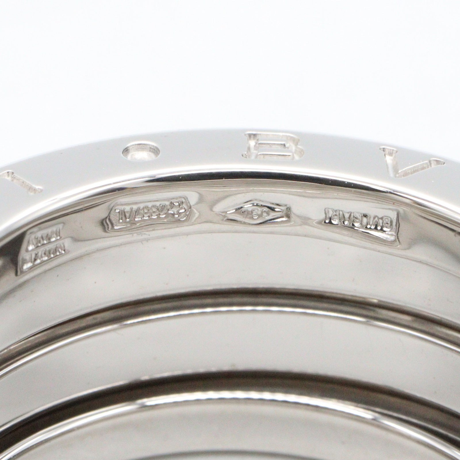 B-zero1 ビーゼロワン リング 3バンド リング 指輪 K18WG ホワイトゴールド ブルガリ アクセサリー BVLGARI