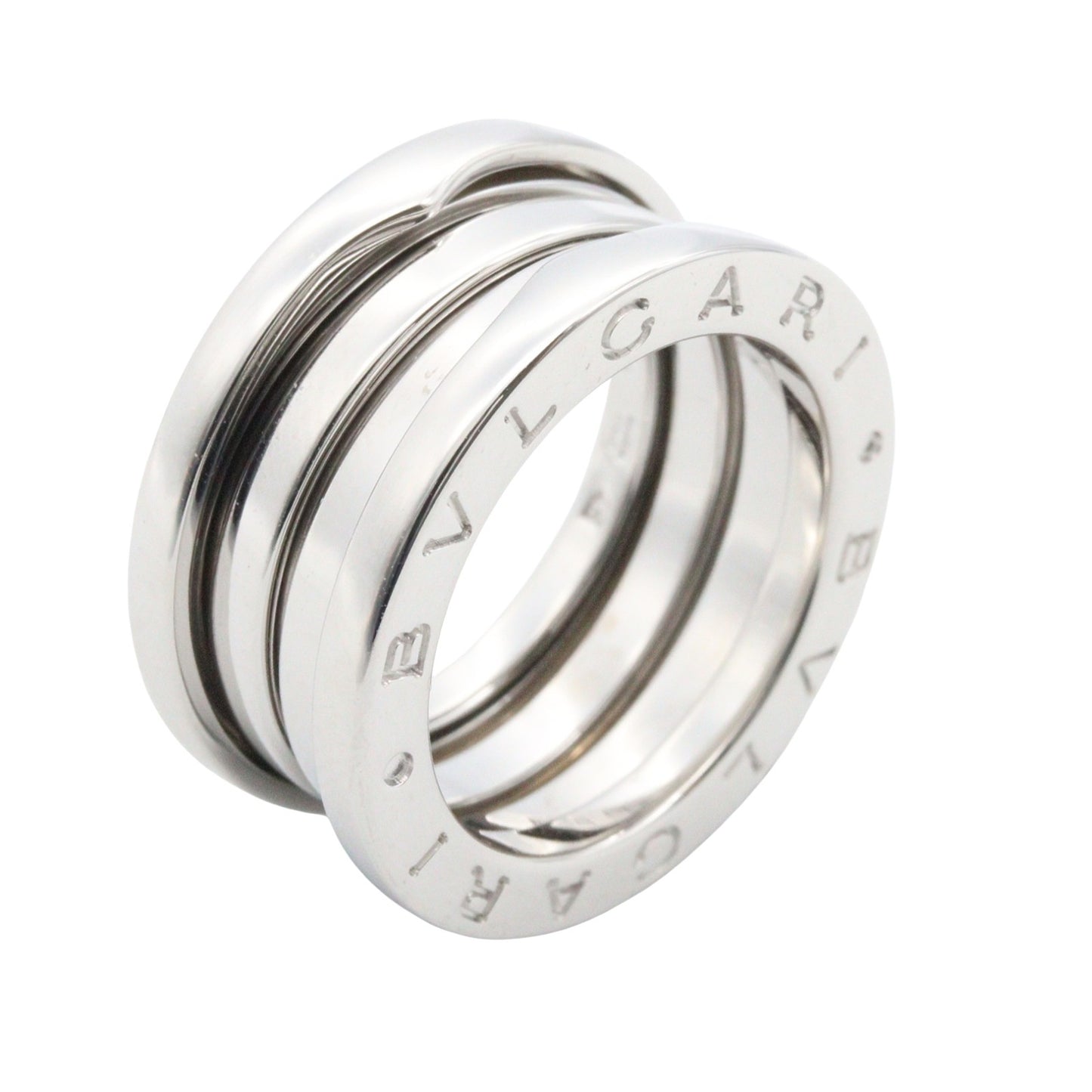B-zero1 ビーゼロワン リング 3バンド リング 指輪 K18WG ホワイトゴールド ブルガリ アクセサリー BVLGARI