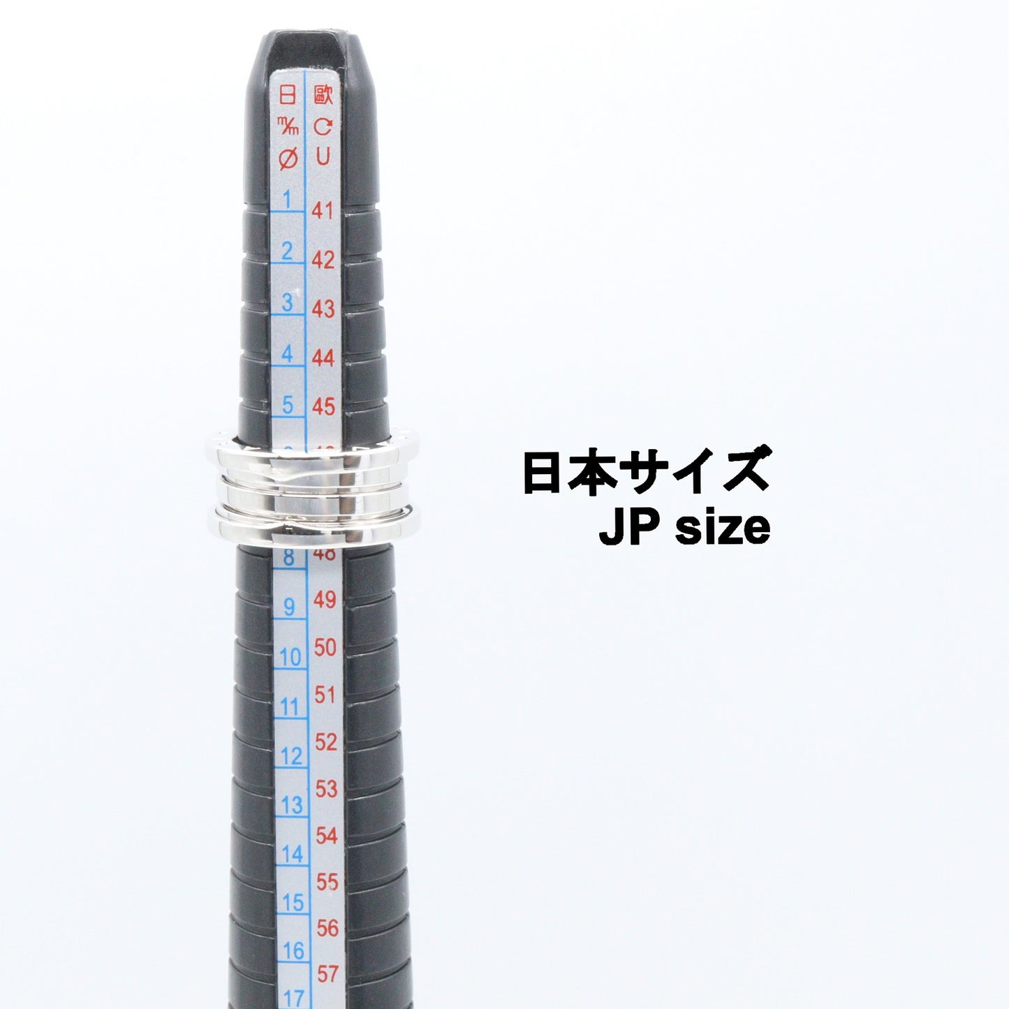 B-zero1 ビーゼロワン リング 3バンド リング 指輪 K18WG ホワイトゴールド ブルガリ アクセサリー BVLGARI