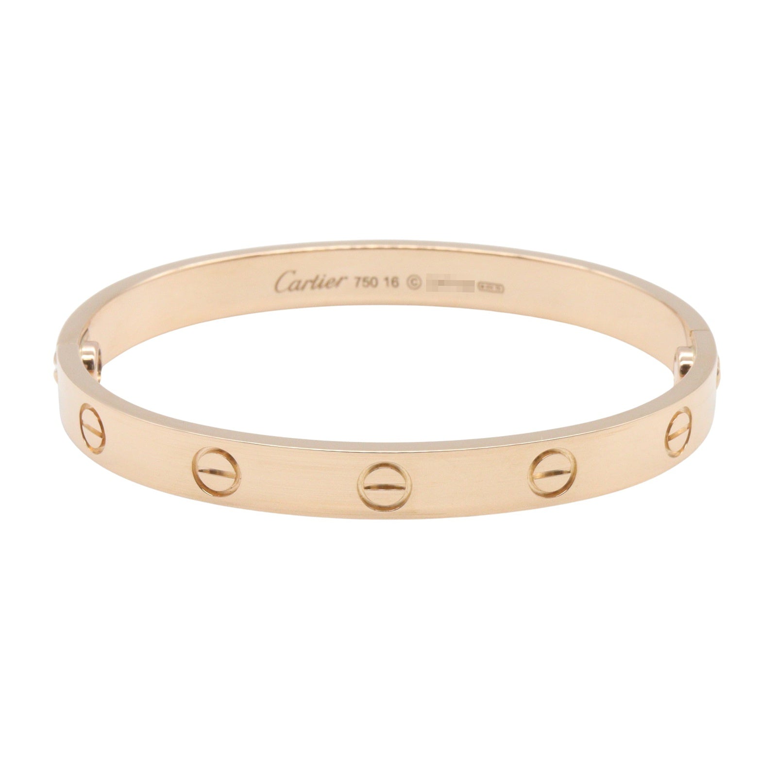 ラブブレス ブレスレット K18PG ピンクゴールド カルティエ アクセサリー Cartier