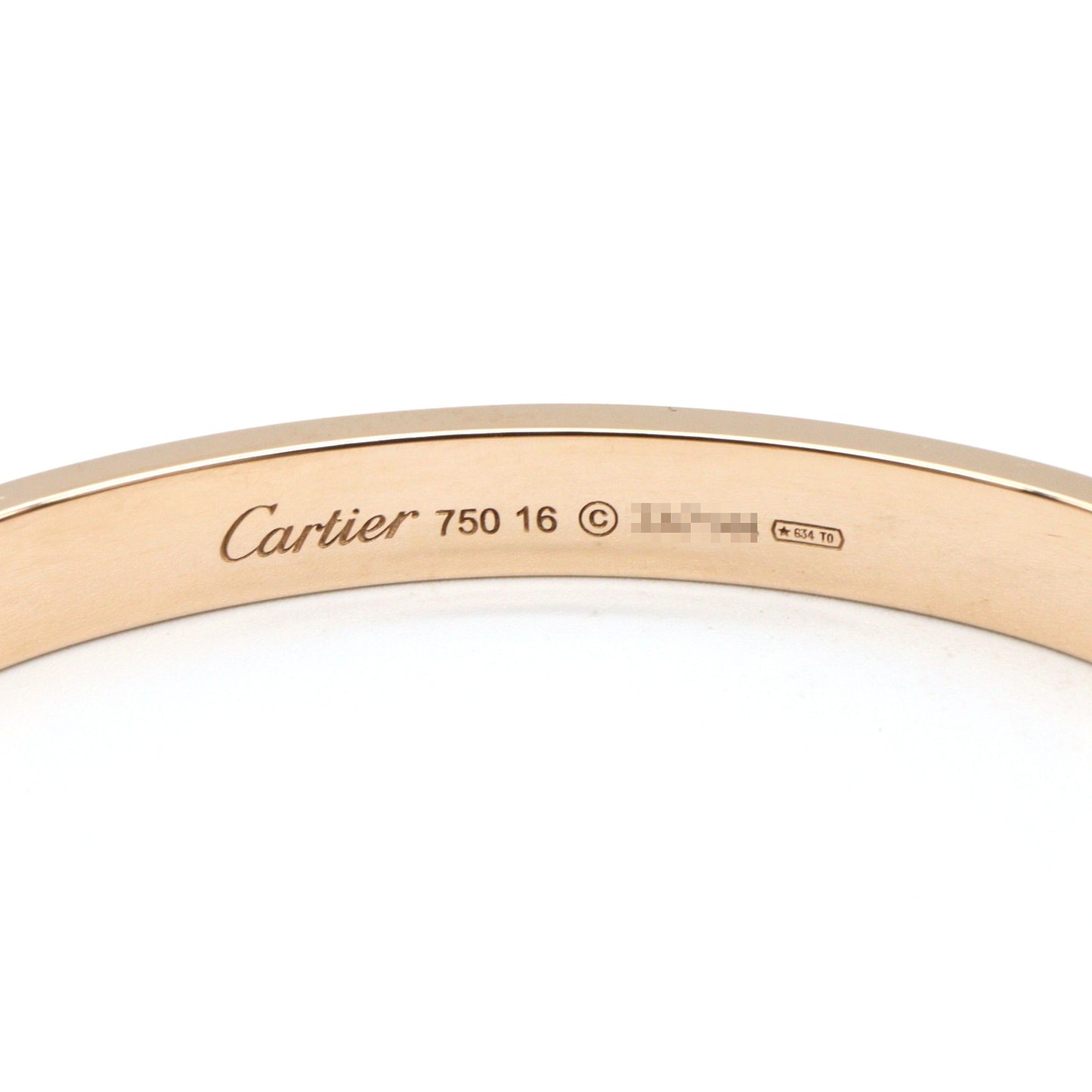 ラブブレス ブレスレット K18PG ピンクゴールド カルティエ アクセサリー Cartier