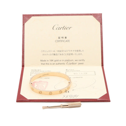 ラブブレス ブレスレット K18PG ピンクゴールド カルティエ アクセサリー Cartier