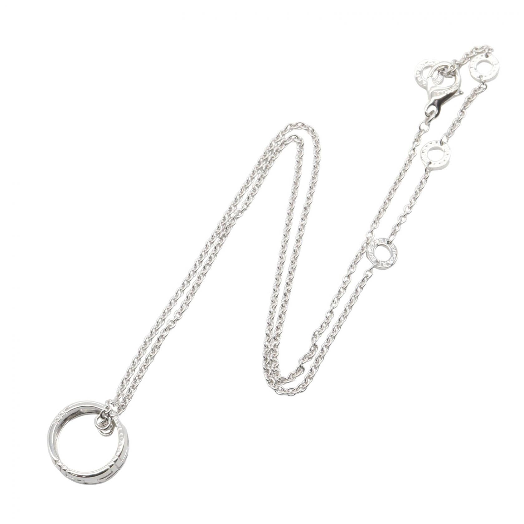 パレンテシ ネックレス ネックレス K18WG ホワイトゴールド ブルガリ