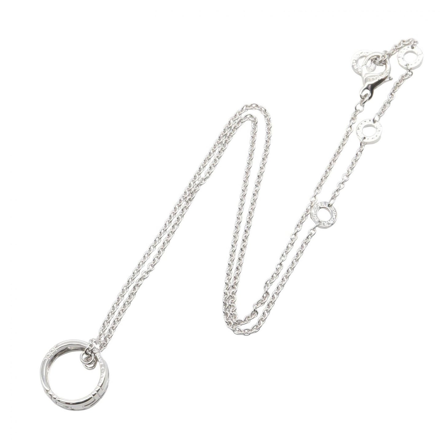 パレンテシ ネックレス ネックレス K18WG ホワイトゴールド ブルガリ