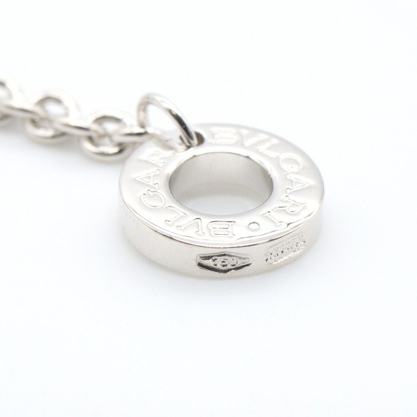 パレンテシ ネックレス ネックレス K18WG ホワイトゴールド ブルガリ