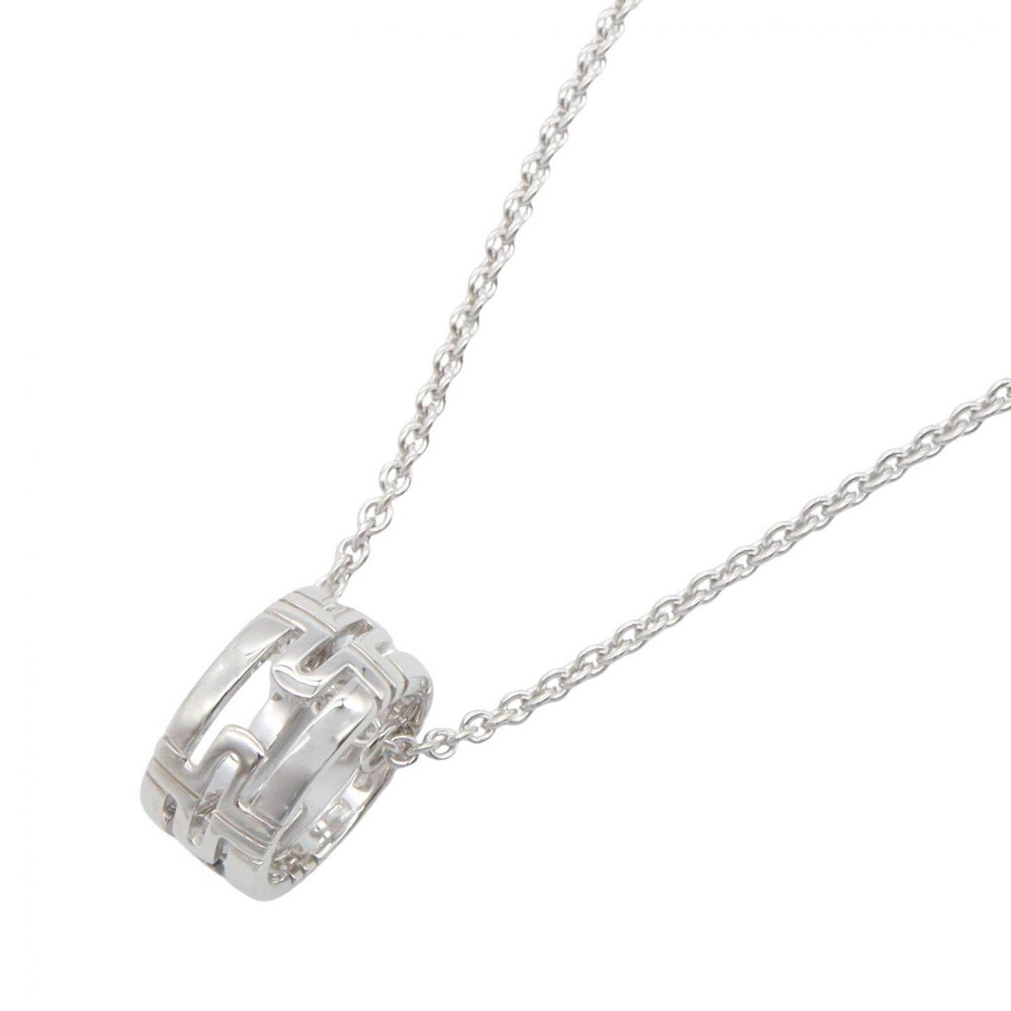 パレンテシ ネックレス ネックレス K18WG ホワイトゴールド ブルガリ