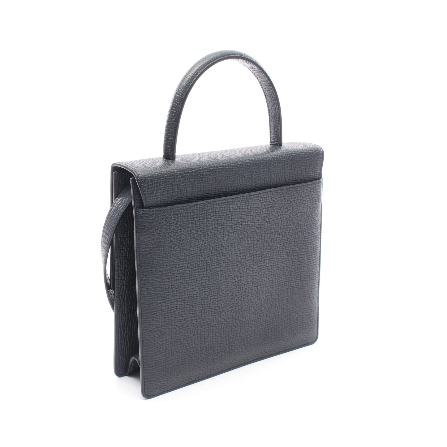 2WAY ハンドバッグ レザー ネイビー ロエベ バッグ LOEWE