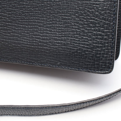 2WAY ハンドバッグ レザー ネイビー ロエベ バッグ LOEWE
