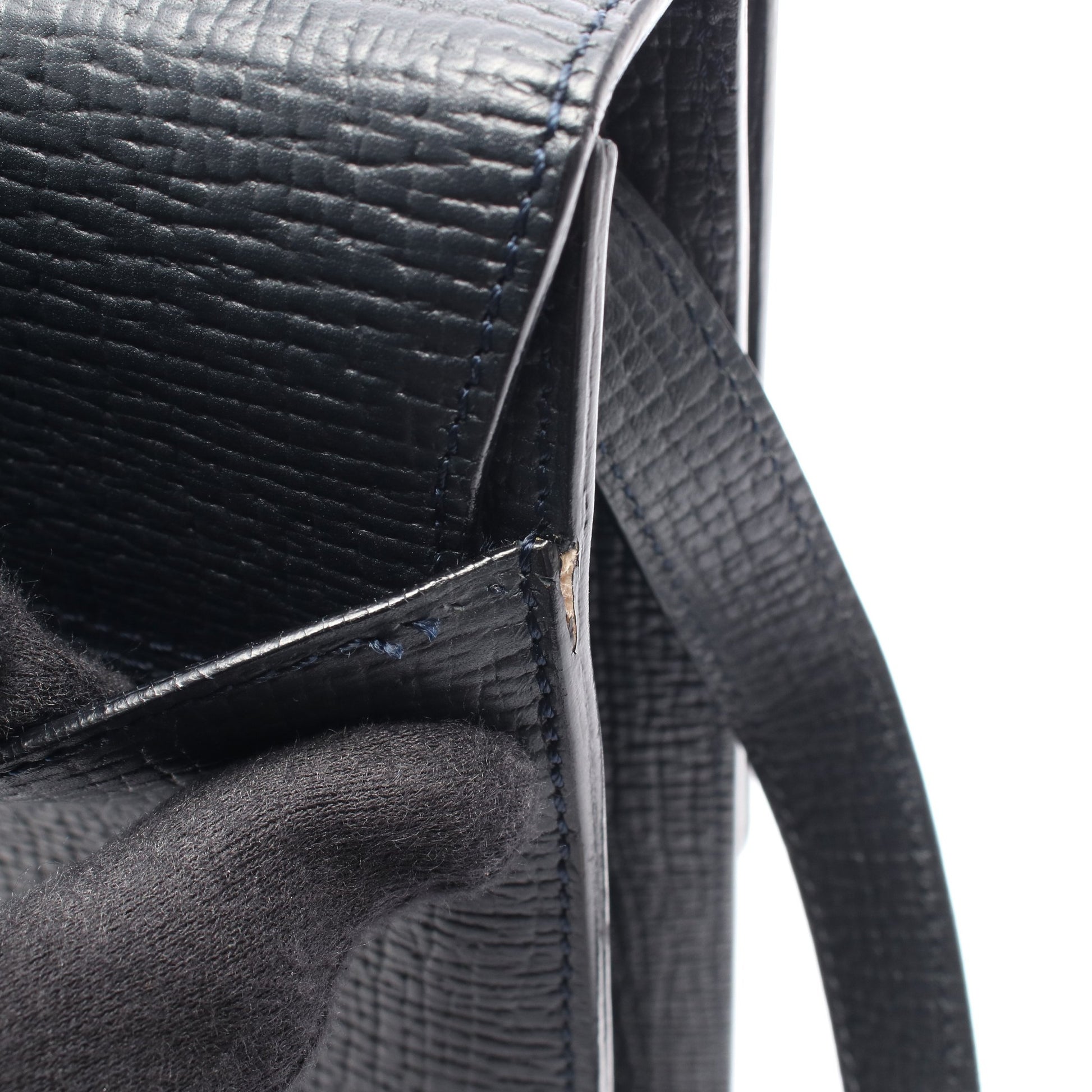 2WAY ハンドバッグ レザー ネイビー ロエベ バッグ LOEWE