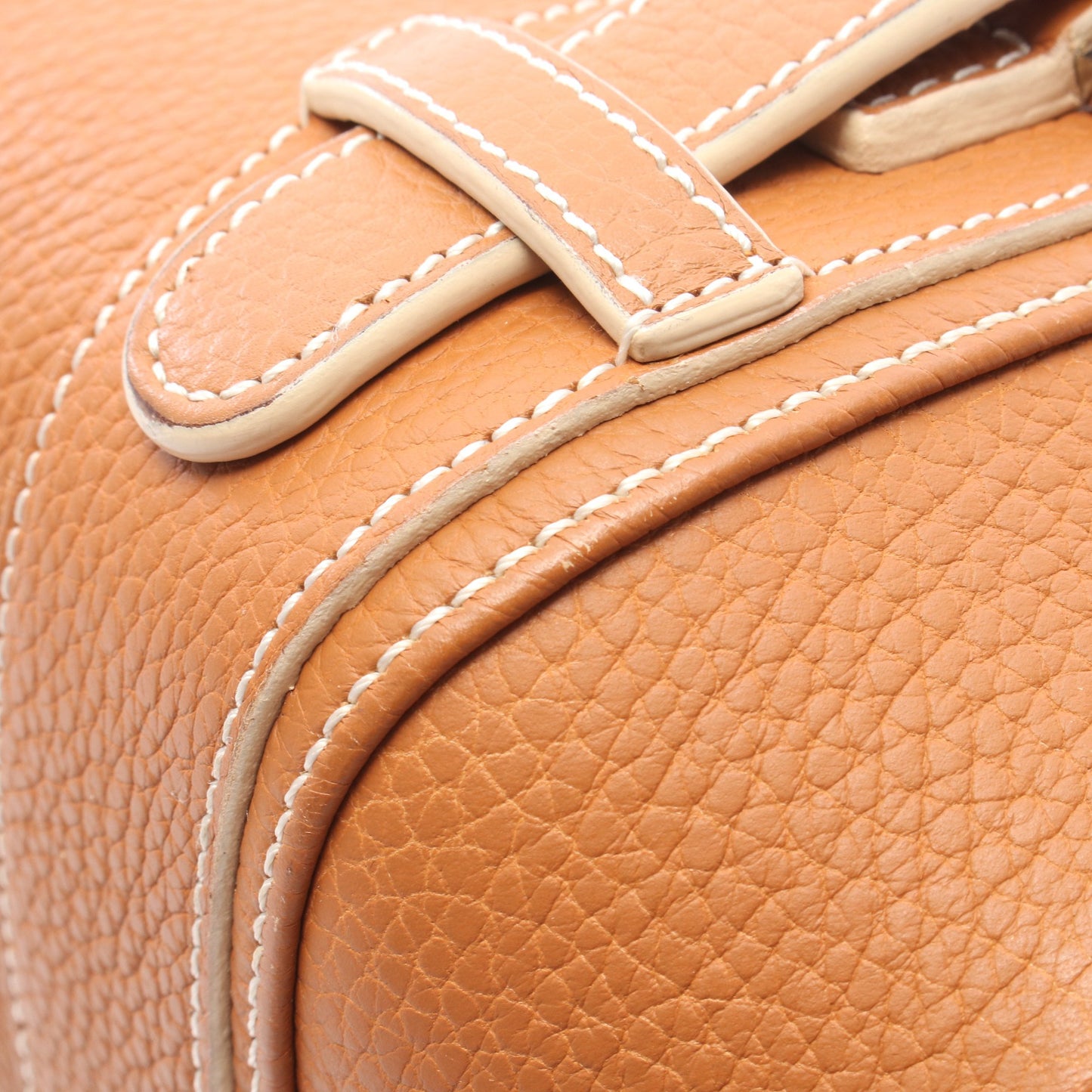 センダ ハンドバッグ レザー ブラウン ロエベ バッグ LOEWE