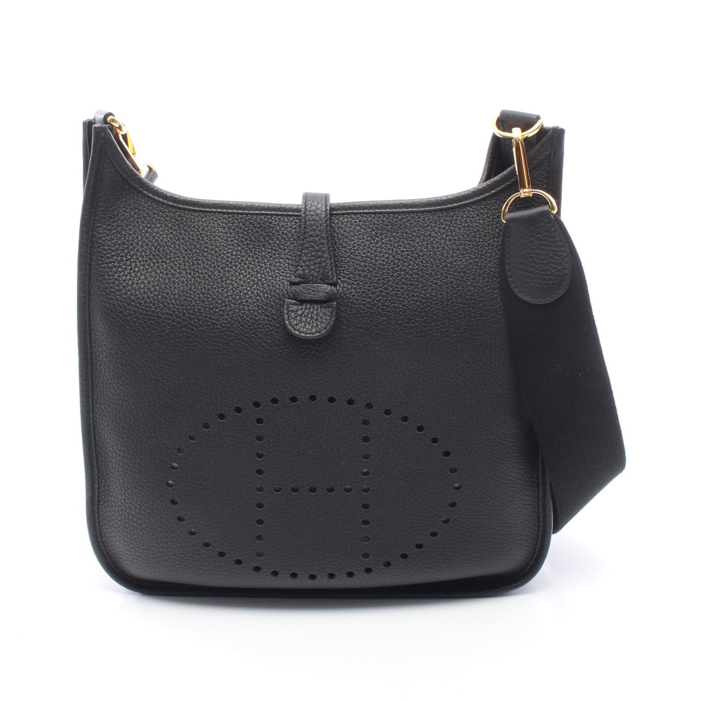 エヴリン 3 トロワ PM ショルダーバッグ トリヨンクレマンス ブラック ゴールド金具 B刻印 エルメス バッグ HERMES