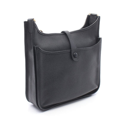 エヴリン 3 トロワ PM ショルダーバッグ トリヨンクレマンス ブラック ゴールド金具 B刻印 エルメス バッグ HERMES