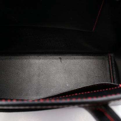 ホワイトバスGM ハンドバッグ トートバッグ シェーブルコロマンデル ブラック ゴールド金具 □F刻印 エルメス バッグ HERMES