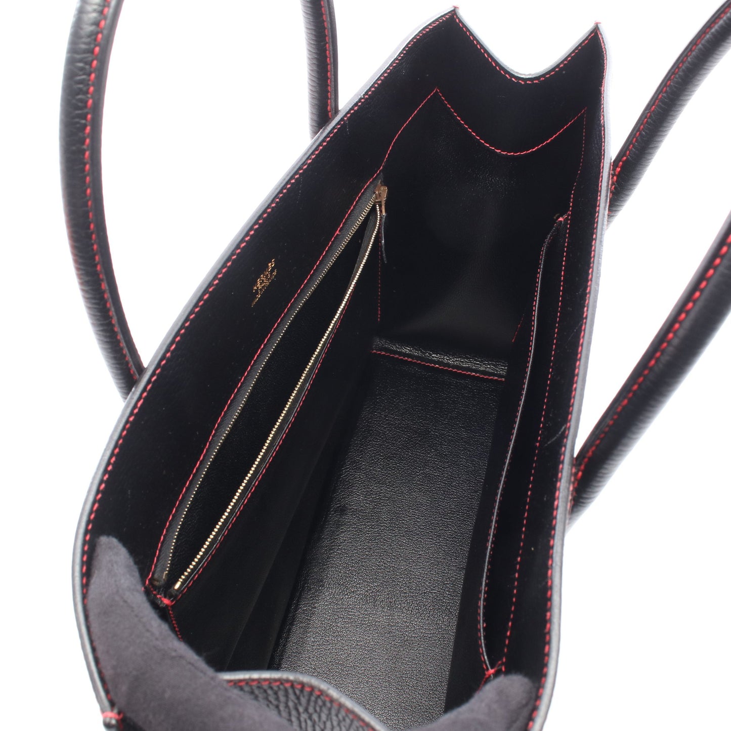 ホワイトバスGM ハンドバッグ トートバッグ シェーブルコロマンデル ブラック ゴールド金具 □F刻印 エルメス バッグ HERMES