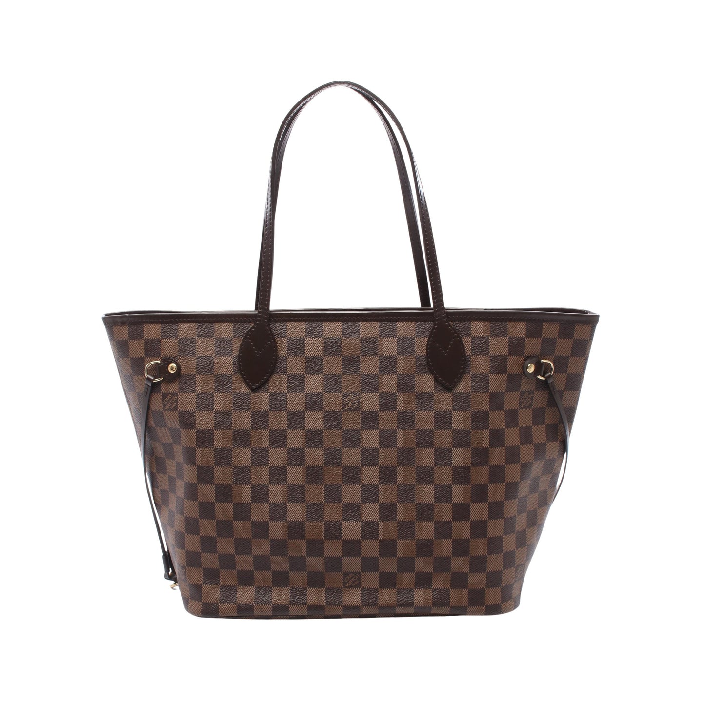 ネヴァーフルMM ダミエエベヌ ショルダーバッグ トートバッグ PVC レザー ブラウン ルイヴィトン バッグ LOUIS VUITTON