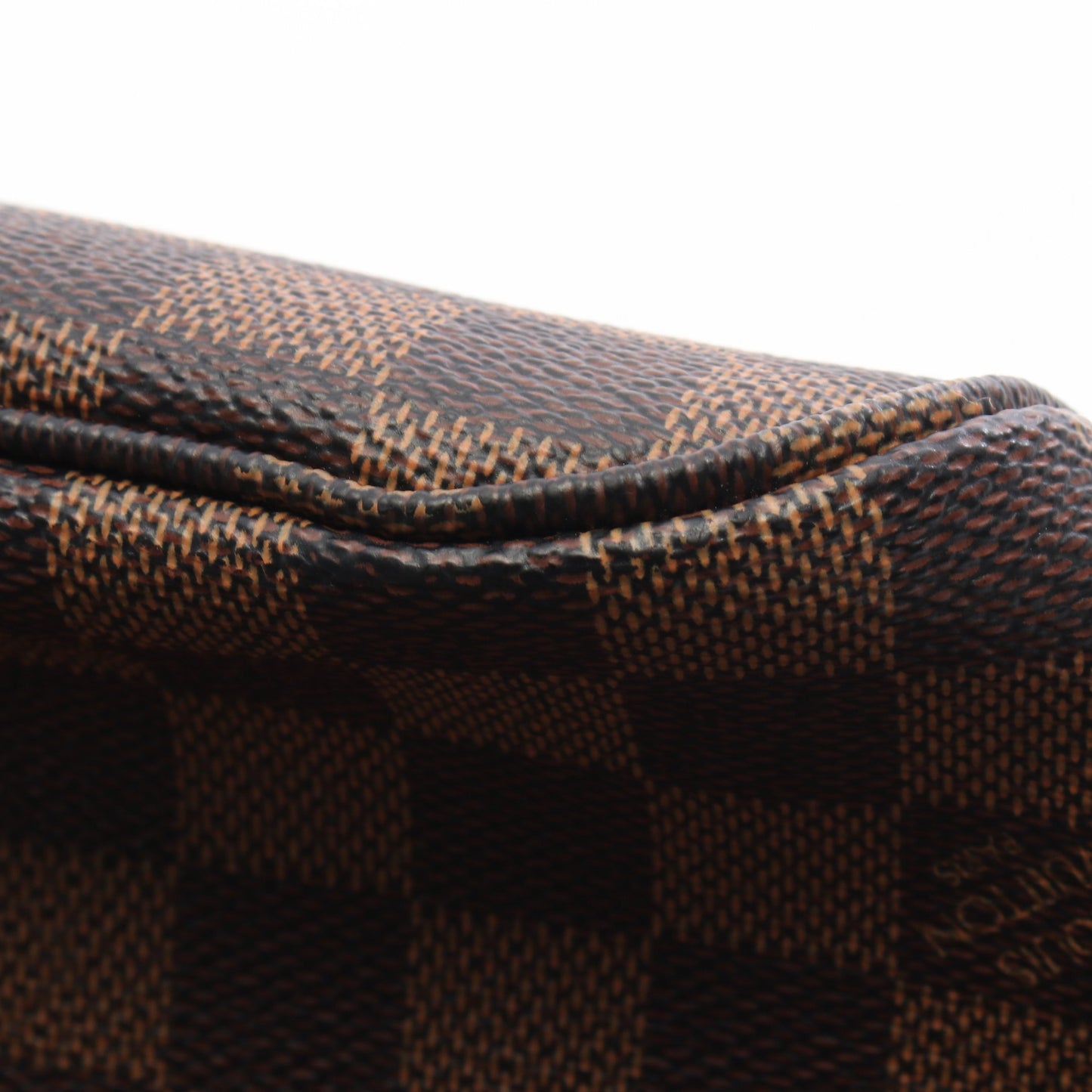 ネヴァーフルMM ダミエエベヌ ショルダーバッグ トートバッグ PVC レザー ブラウン ルイヴィトン バッグ LOUIS VUITTON
