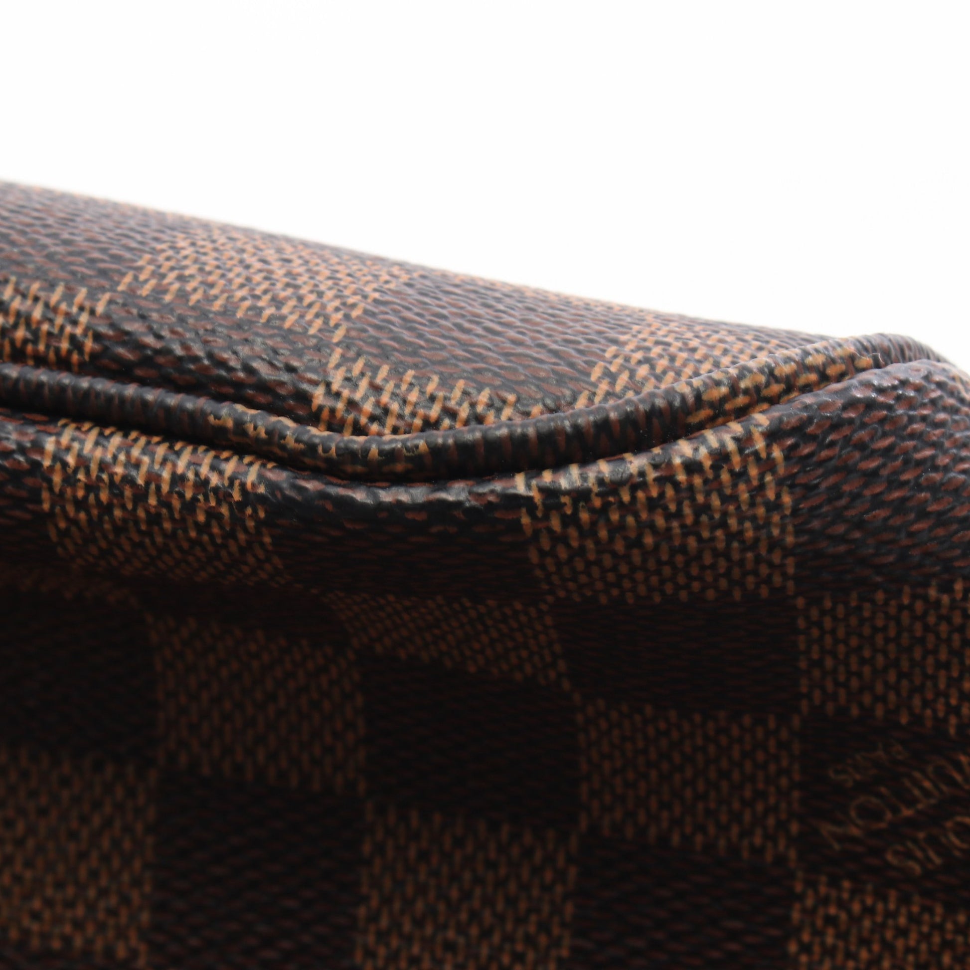 ネヴァーフルMM ダミエエベヌ ショルダーバッグ トートバッグ PVC レザー ブラウン ルイヴィトン バッグ LOUIS VUITTON