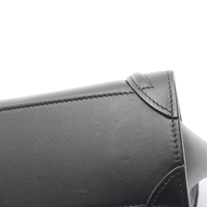 ラゲージ ナノショッパー 2WAY ハンドバッグ レザー ブラック セリーヌ