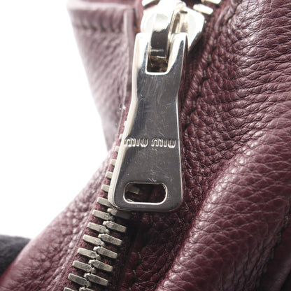 VITTELO PHENIX 2WAY ショルダーバッグ トートバッグ レザー ボルドー ミュウミュウ