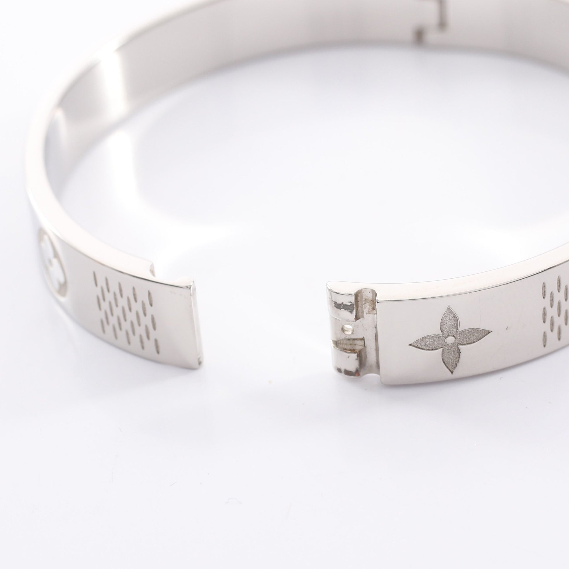 バングル ダミエステープル ダミエヘリテージ ブレスレット シルバー ルイヴィトン アクセサリー LOUIS VUITTON