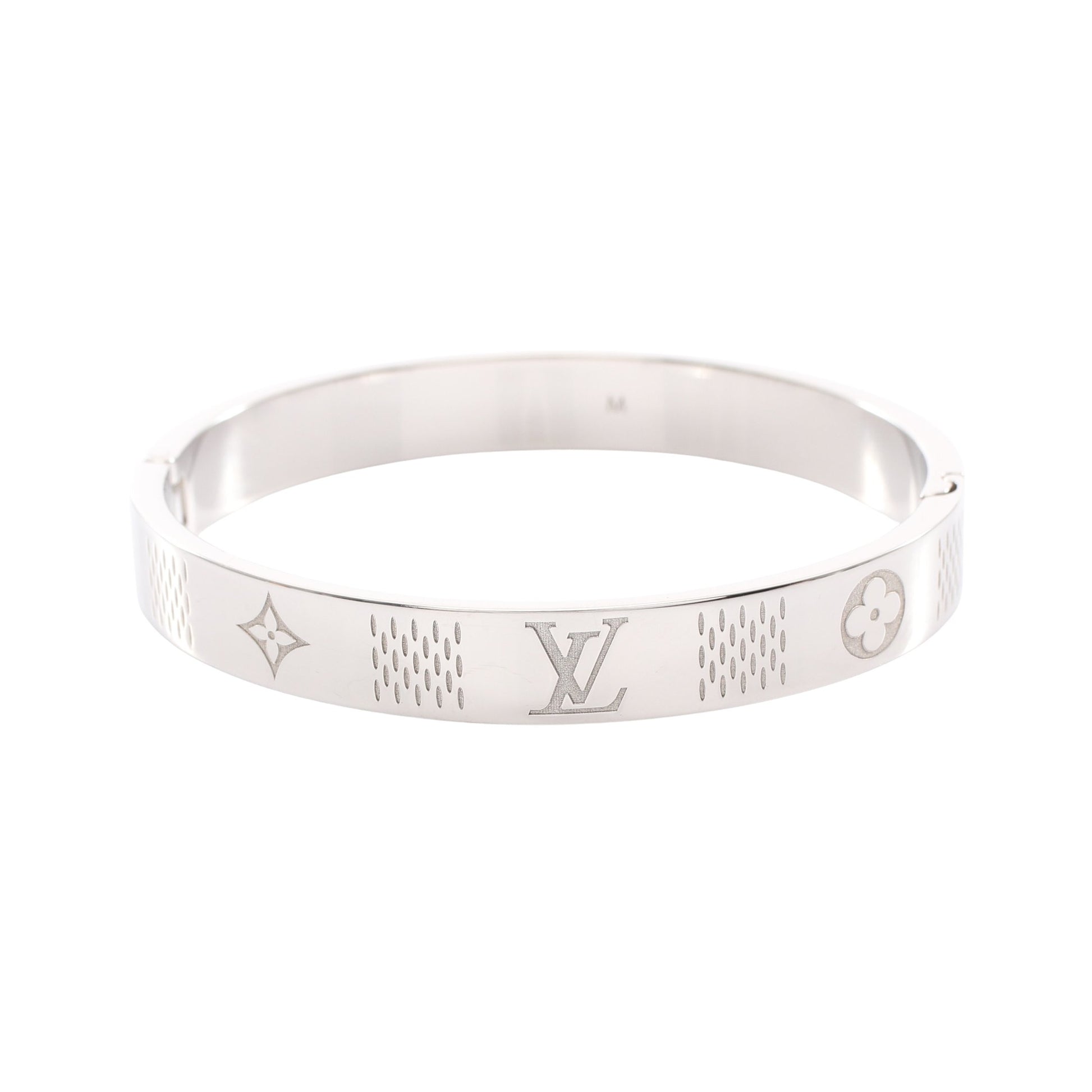 バングル ダミエステープル ダミエヘリテージ ブレスレット シルバー ルイヴィトン アクセサリー LOUIS VUITTON