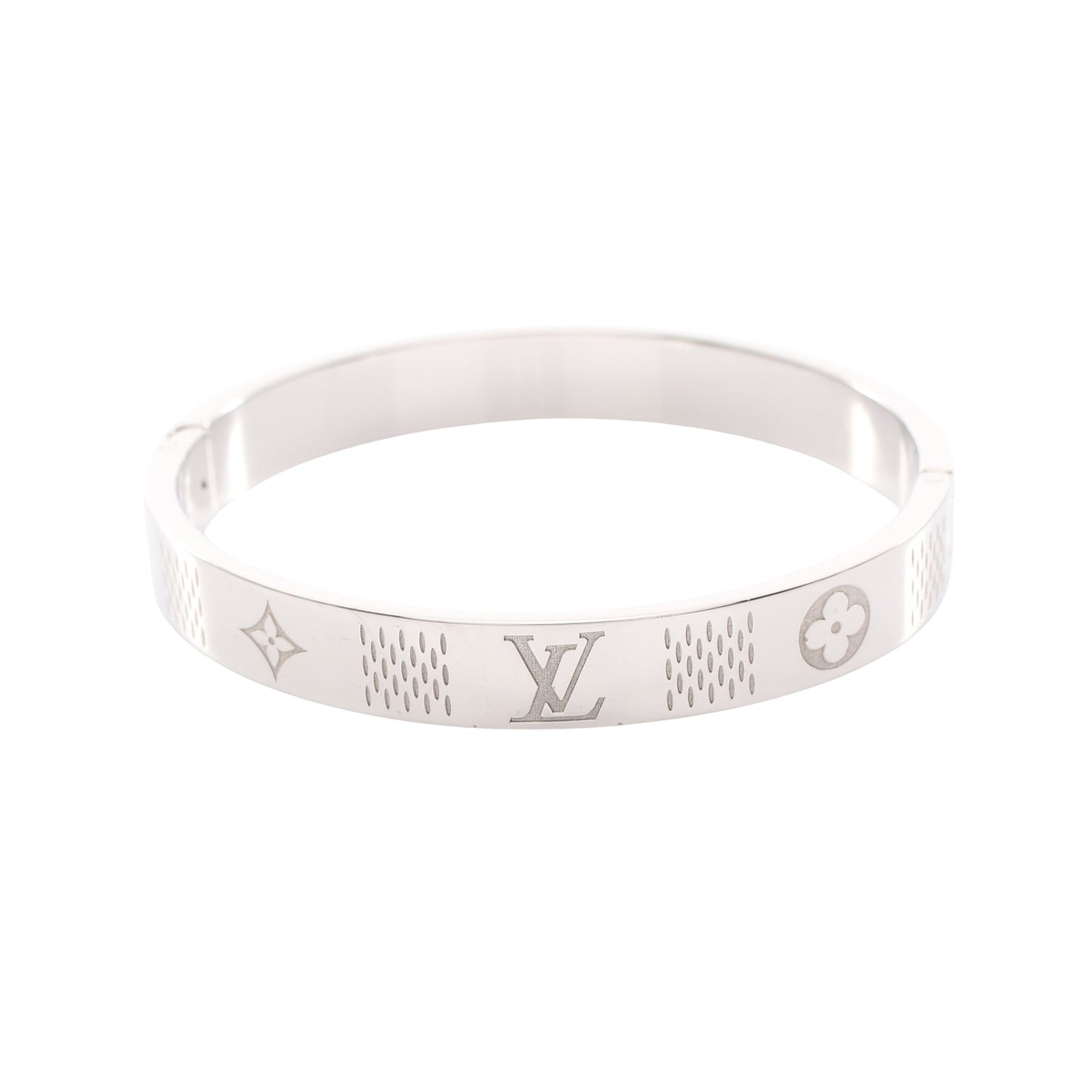 バングル ダミエステープル ダミエヘリテージ ブレスレット シルバー ルイヴィトン アクセサリー LOUIS VUITTON