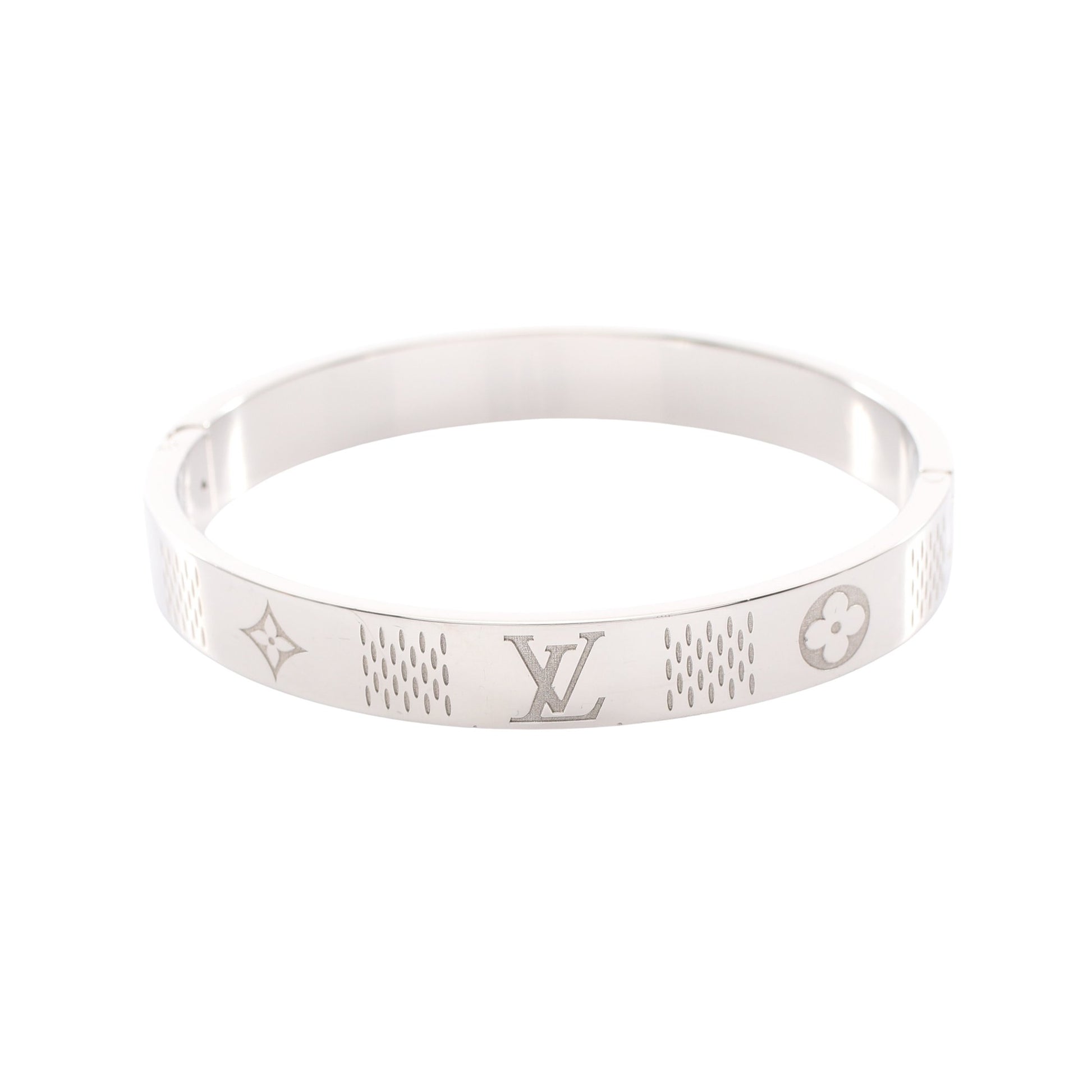 バングル ダミエステープル ダミエヘリテージ ブレスレット シルバー ルイヴィトン アクセサリー LOUIS VUITTON