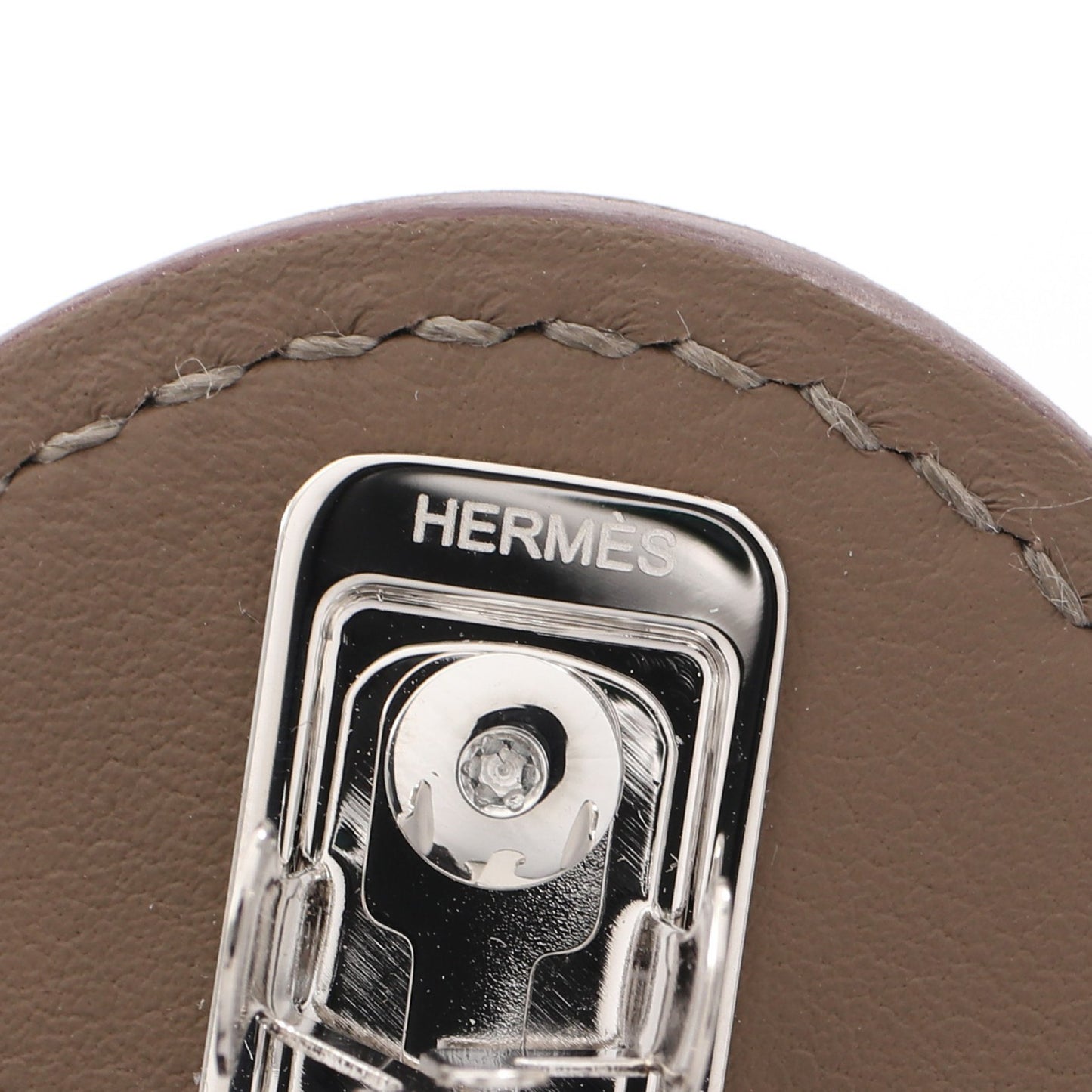 エヴリンPM エトゥープ バレッタ ヴォースイフト グレーブラウン エルメス アクセサリー HERMES