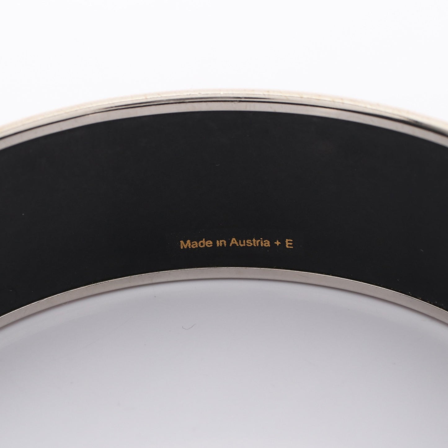 エマイユGM 馬柄 バングル 七宝 シルバー ライトグリーン エルメス アクセサリー HERMES