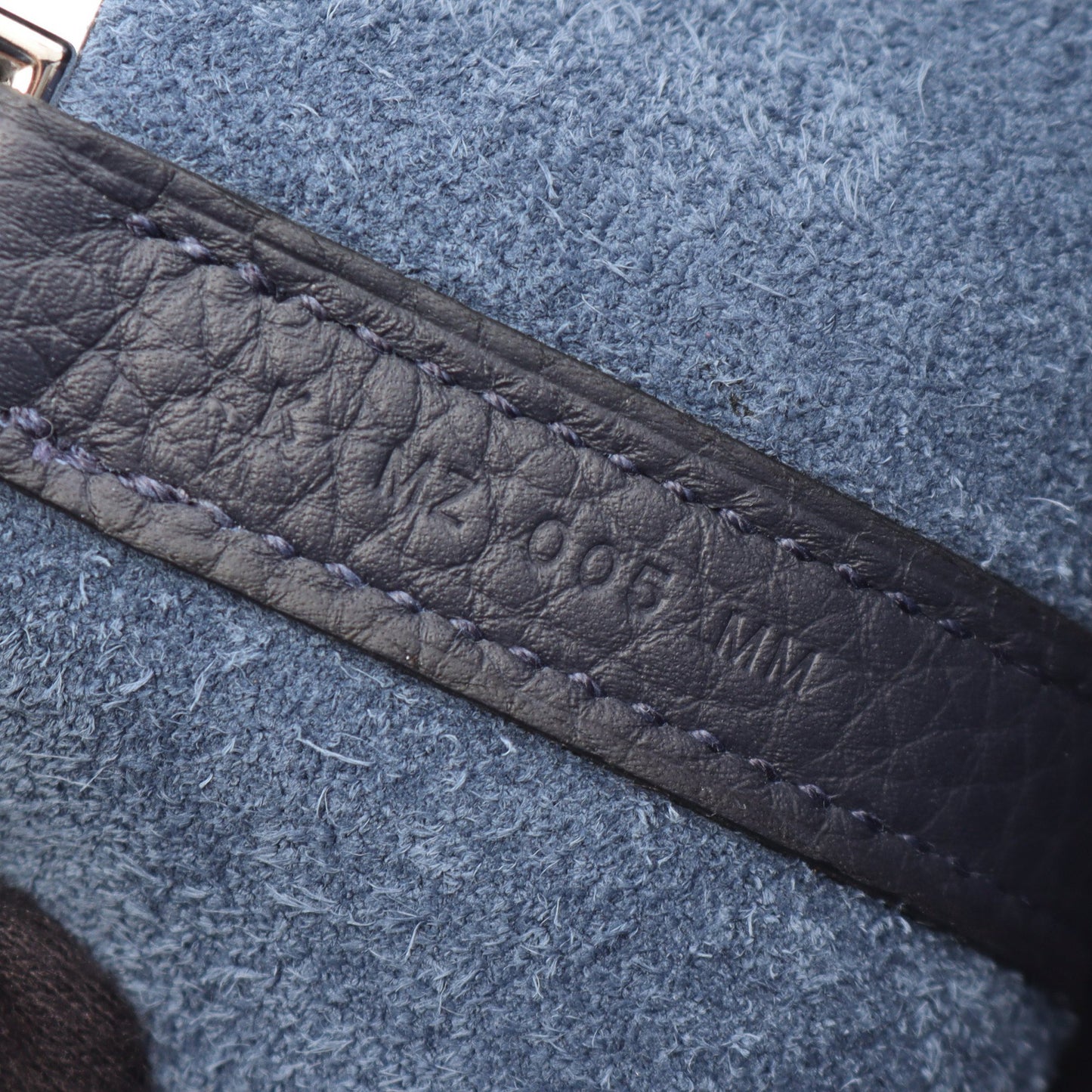 ピコタンロックPM ブルーニュイ ハンドバッグ トリヨンクレマンス ネイビー シルバー金具 K刻印 エルメス バッグ HERMES