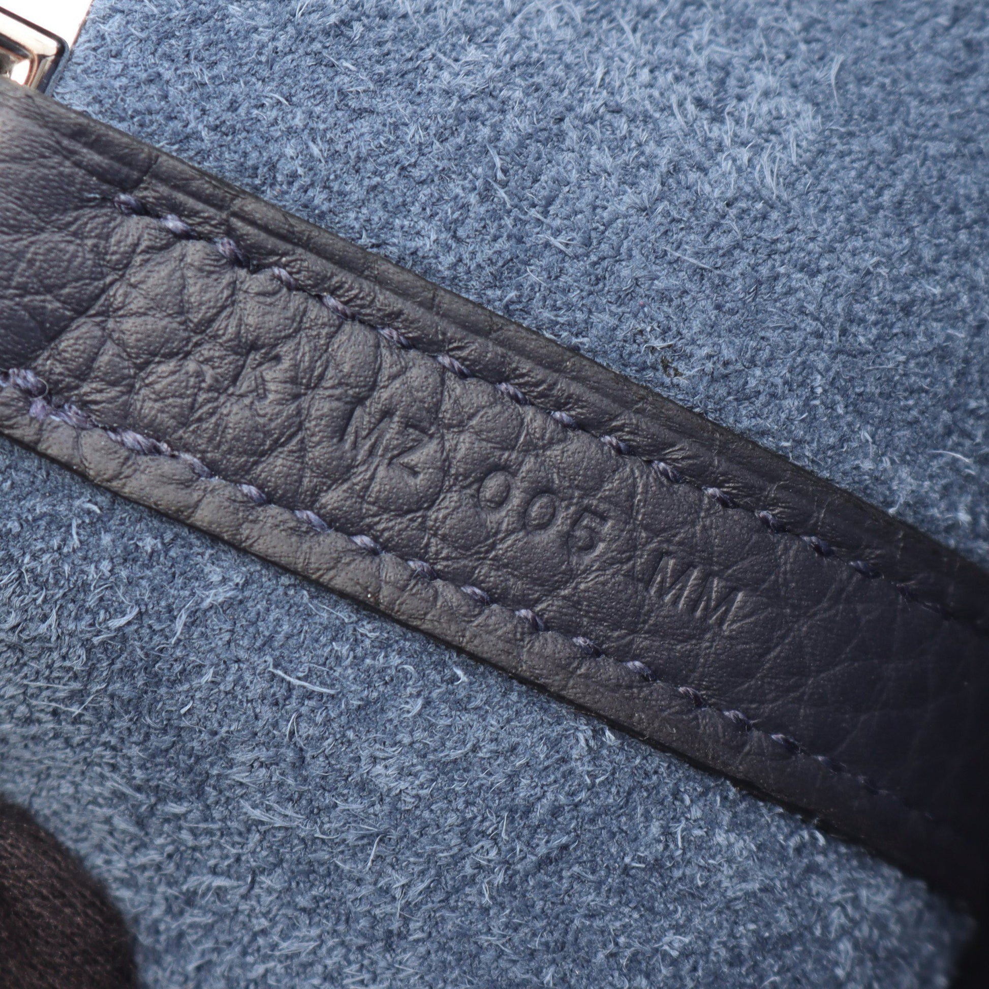 ピコタンロックPM ブルーニュイ ハンドバッグ トリヨンクレマンス ネイビー シルバー金具 K刻印 エルメス バッグ HERMES