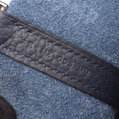 ピコタンロックPM ブルーニュイ ハンドバッグ トリヨンクレマンス ネイビー シルバー金具 K刻印 エルメス バッグ HERMES
