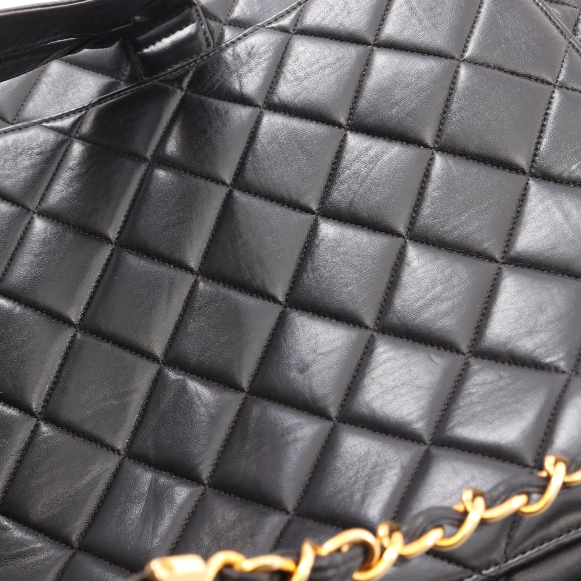マトラッセ バックパック リュックサック ラムスキン ブラック ゴールド金具 シャネル バッグ CHANEL