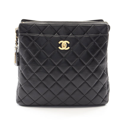 マトラッセ バックパック リュックサック ラムスキン ブラック ゴールド金具 シャネル バッグ CHANEL