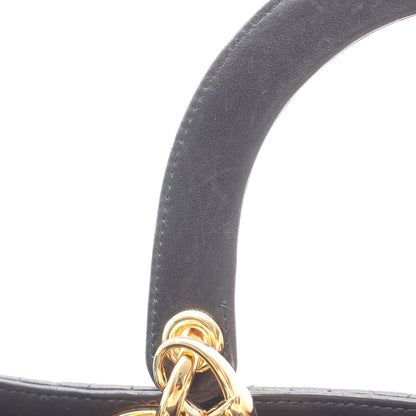 レディディオール ラージ カナージュ ラージ 2WAY ハンドバッグ レザー ブラック クリスチャンディオール バッグ Christian Dior