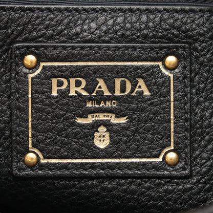 2WAY ハンドバッグ トートバッグ レザー ブラック プラダ バッグ PRADA
