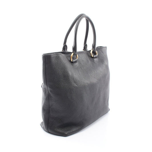 2WAY ハンドバッグ トートバッグ レザー ブラック プラダ バッグ PRADA