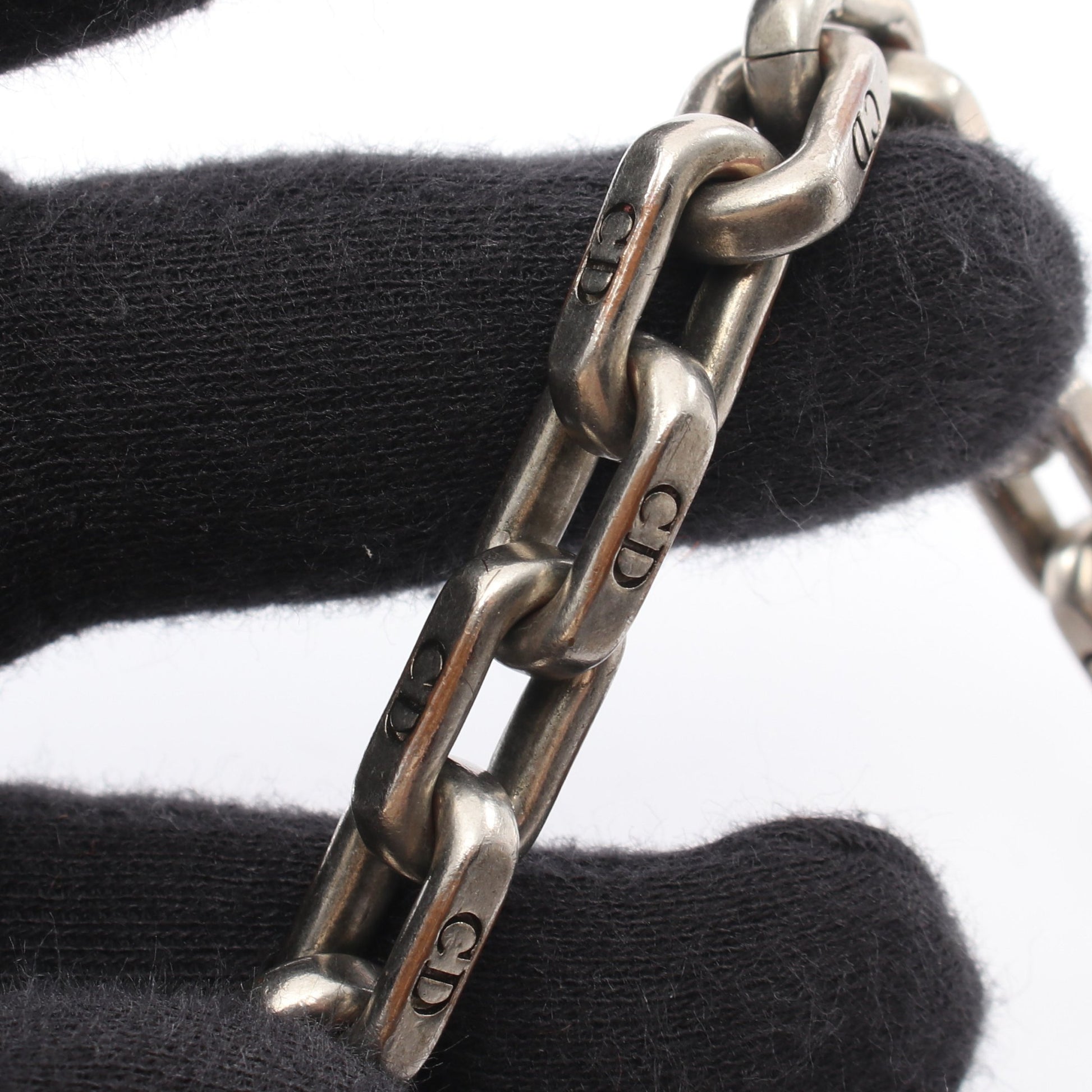J'ADIOR 2WAY スタッズ チェーンショルダーバッグ レザー ブラック カーキグリーン クリスチャンディオール バッグ Christian Dior
