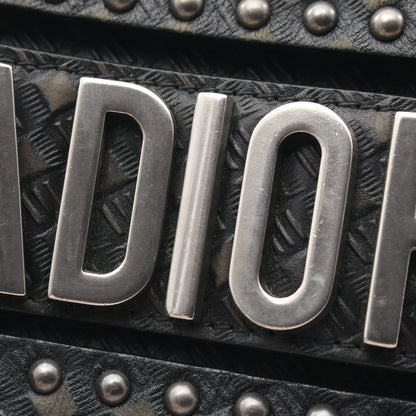 J'ADIOR 2WAY スタッズ チェーンショルダーバッグ レザー ブラック カーキグリーン クリスチャンディオール バッグ Christian Dior