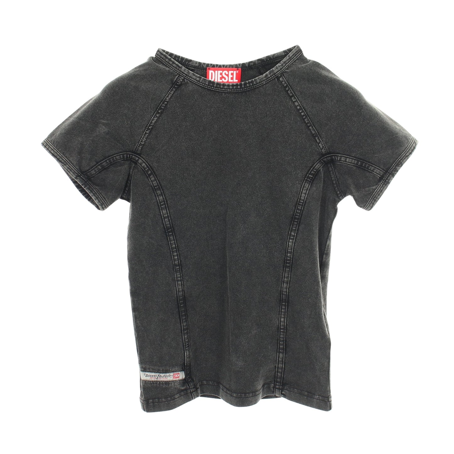 T LYNNE 半袖Tシャツ コットン ダークグレー ディーゼル