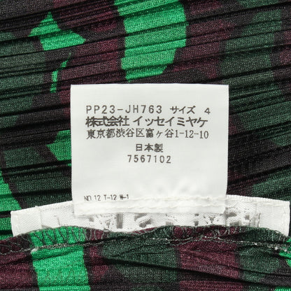 プリーツ 迷彩 ノースリーブ ワンピース グリーン ダークグリーン プリーツプリーズ