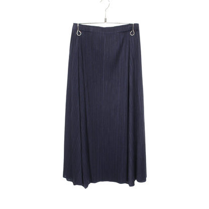 プリーツ ロング スカート ネイビー プリーツプリーズ ボトムス PLEATS PLEASE
