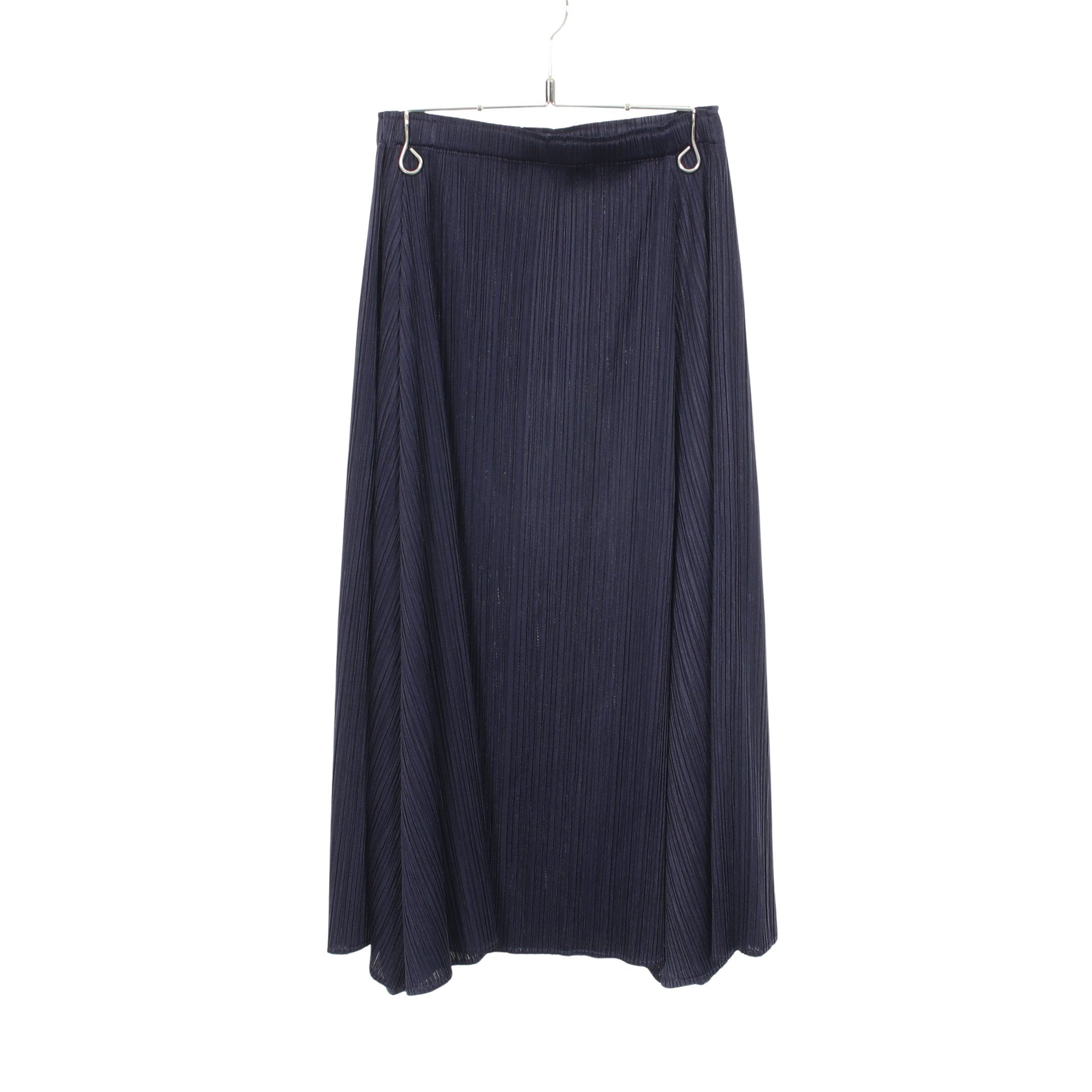プリーツ ロング スカート ネイビー プリーツプリーズ ボトムス PLEATS PLEASE