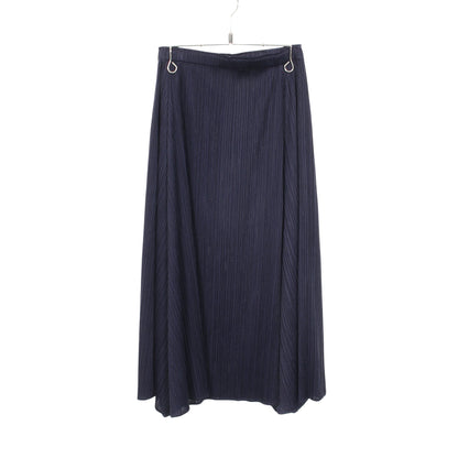 プリーツ ロング スカート ネイビー プリーツプリーズ ボトムス PLEATS PLEASE