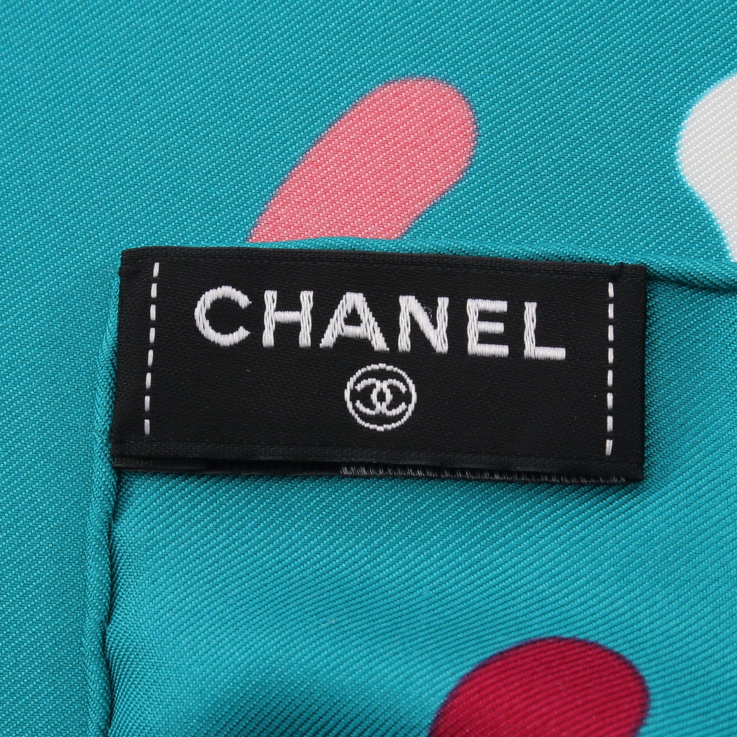 ココマーク チェーン柄 スカーフ シルク グリーン マルチカラー シャネル 財布・小物 CHANEL