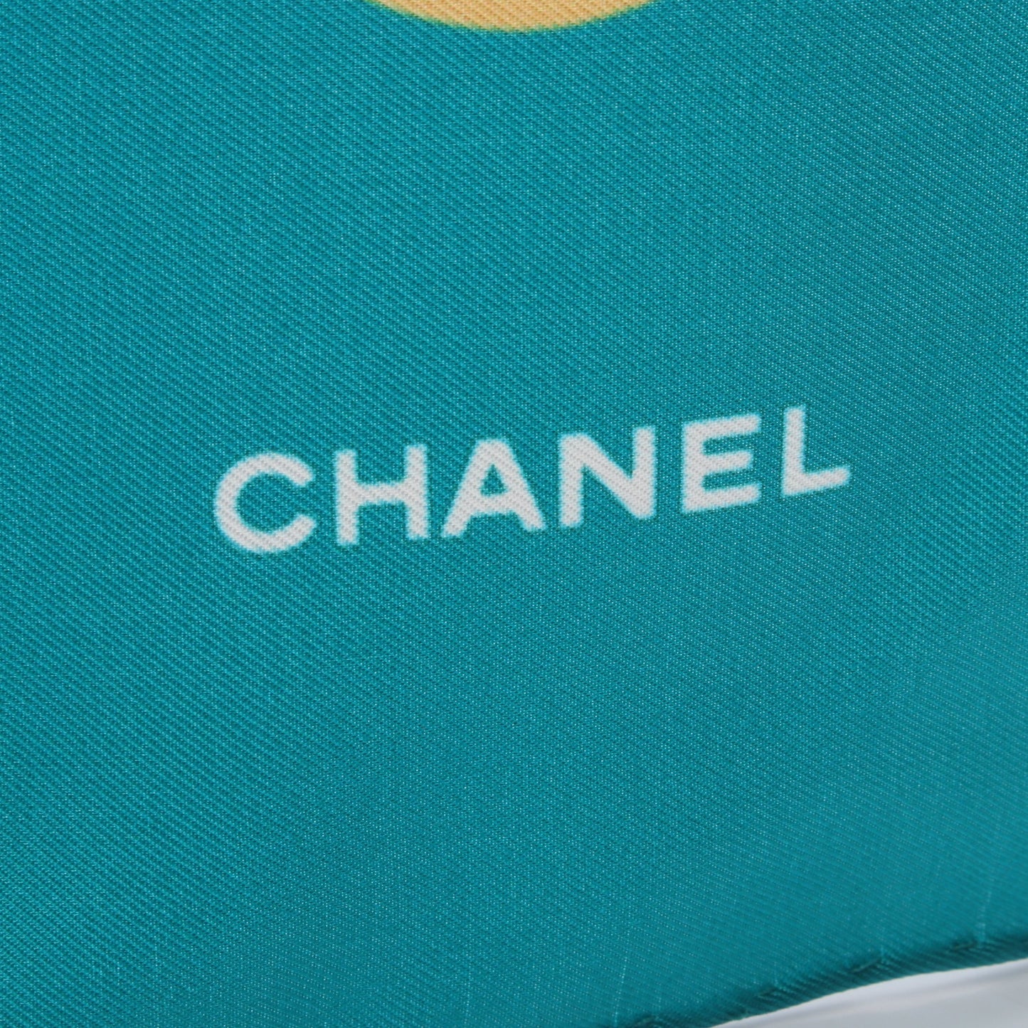 ココマーク チェーン柄 スカーフ シルク グリーン マルチカラー シャネル 財布・小物 CHANEL