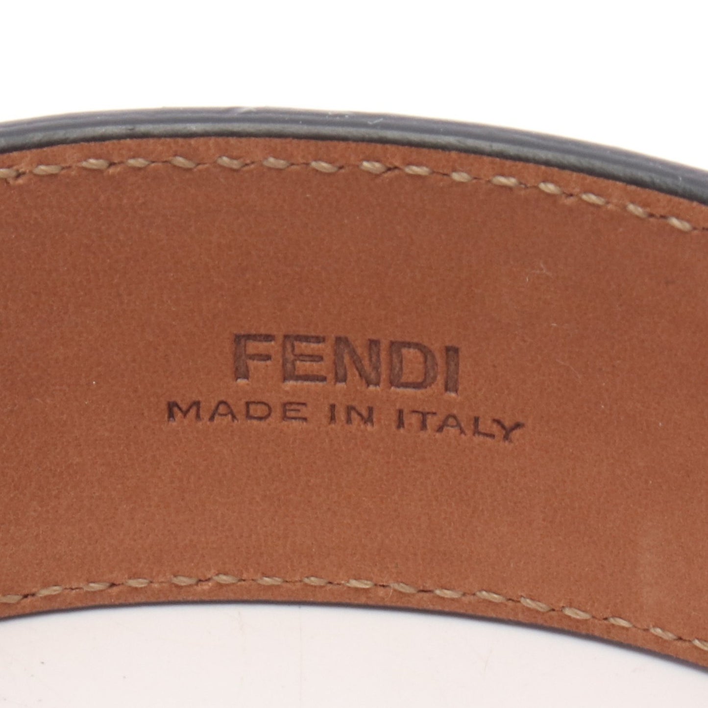 マンシェット ブレスレット パイソン ピンク ブラック シルバー フェンディ アクセサリー FENDI
