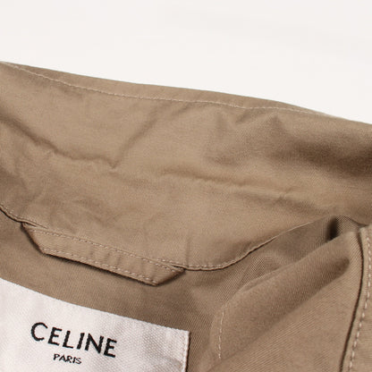 SAHARIENNE JACKET カットオフ ブルゾン ジャケット コットン ベージュ セリーヌ アウター CELINE