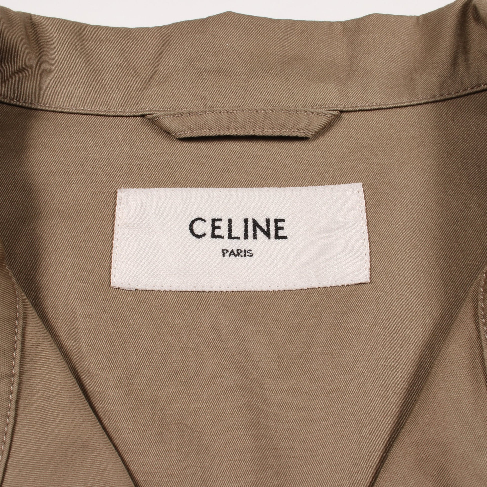 SAHARIENNE JACKET カットオフ ブルゾン ジャケット コットン ベージュ セリーヌ アウター CELINE